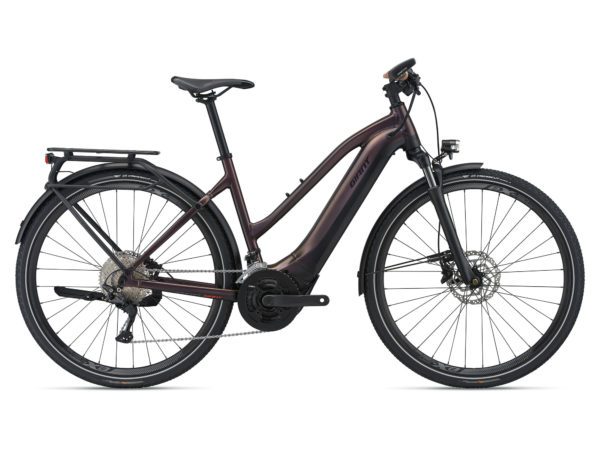 Giant Explore E+1 Pro STA 2021 Frontansicht in der Farbe Rosewood