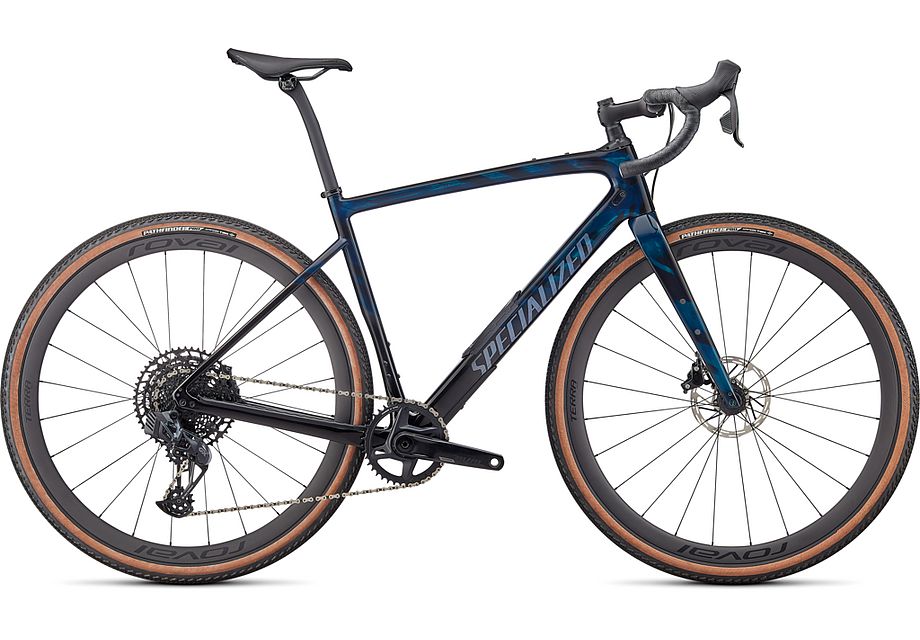 Diverge Expert Carbon 2022 Frontansicht in der Farbe Gloss Teal Tint/Carbon/Limestone/Wild