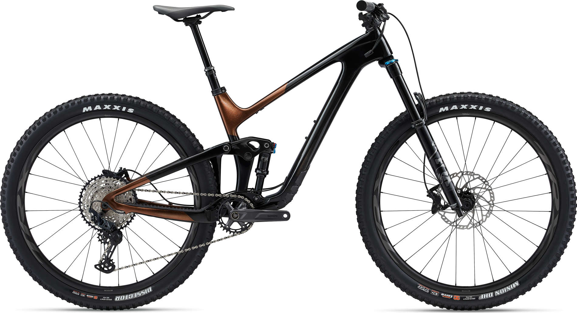 Giant Trance X Advanced Pro 29 2 frontansicht in der Farbe Carbon