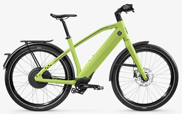 Stromer ST2 Pinion Frontansicht in der Farbe Electric Green