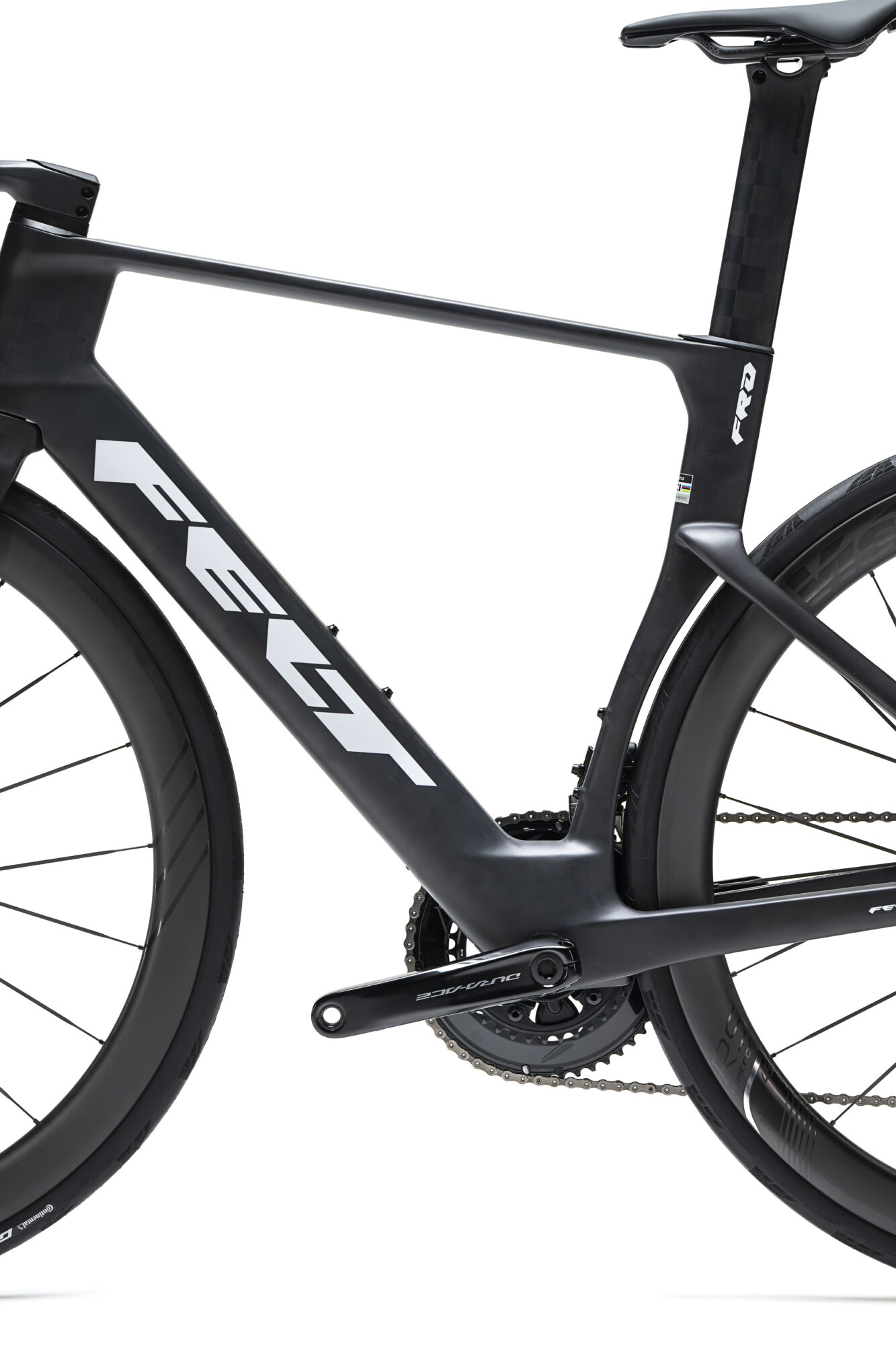 Felt Nexar Stack Felt NEXAR Aero Rennrad Detailansicht, Steilerer Sattelrohwinkel